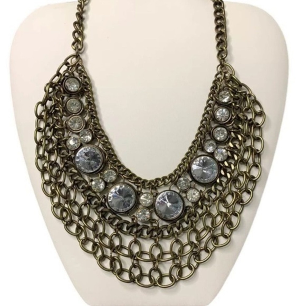 Elegant Gold Statement Necklace